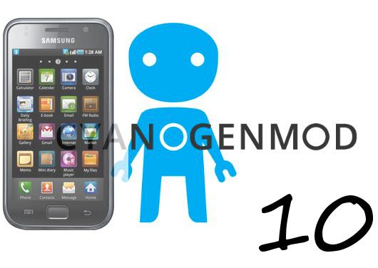 CyanogenMod 10- Galaxy -S-i9000