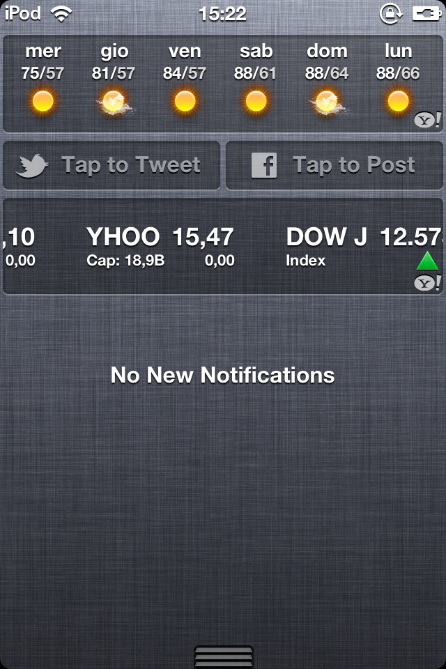 Notifiche iOS 6