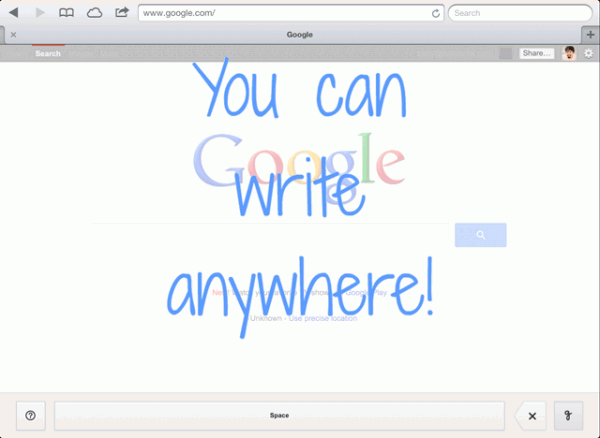 google-handwrite