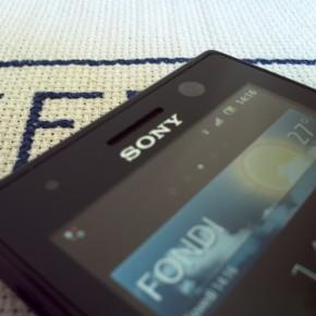 Sony Xperia U screen