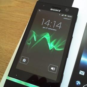 Xperia U screen 4