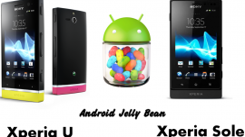 Android Jelly Bean Xperia U Xperia Sole