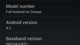Nexus S Android 4.2