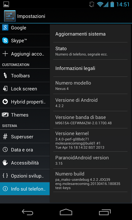 ParanoidAndroid-3.1-Nexus 4-impostazioni