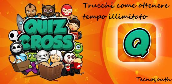 Trucchi Quizcross come ottenere tempo illimitato