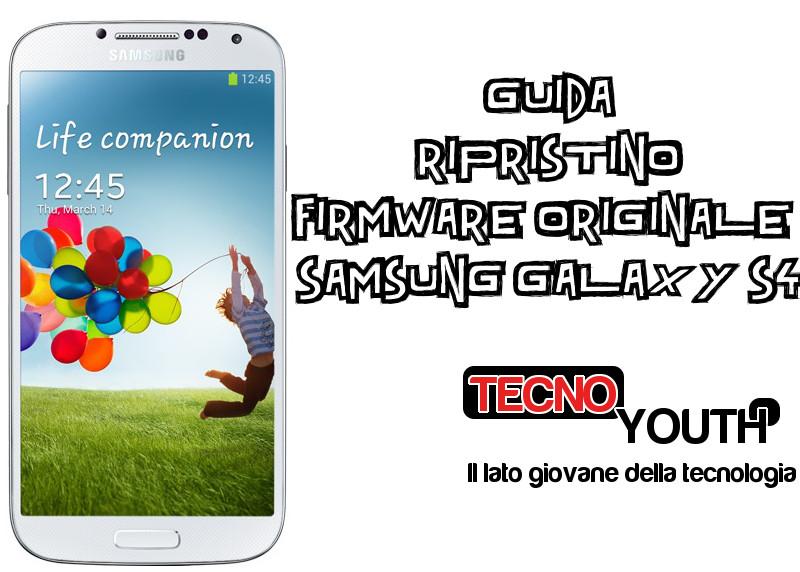 Ripristino Samsung Galaxy S4