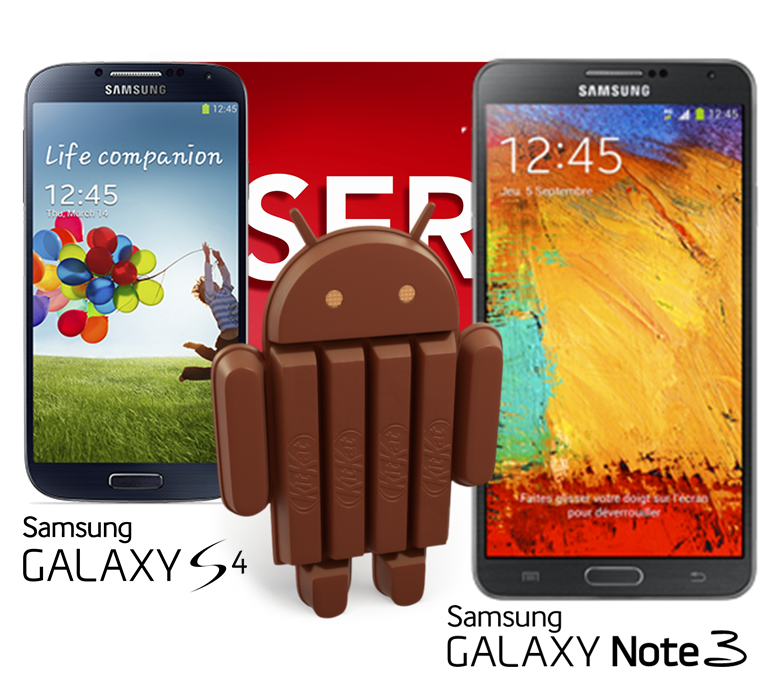 Android 4.4 Galaxy S4 Galaxy Note 3 SFR