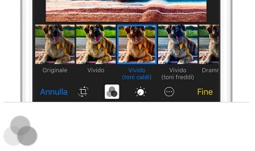 Filtri foto Apple