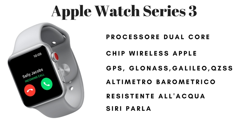 Specifiche Apple Watch Series 3