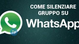 WhatsApp-Silenziare-gruppo