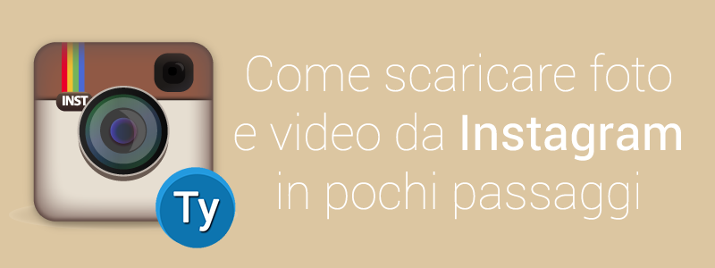 scaricare foto video instagram