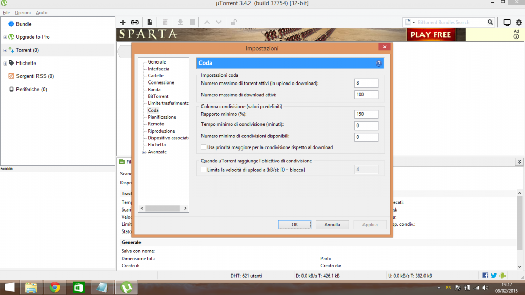 coda utorrent