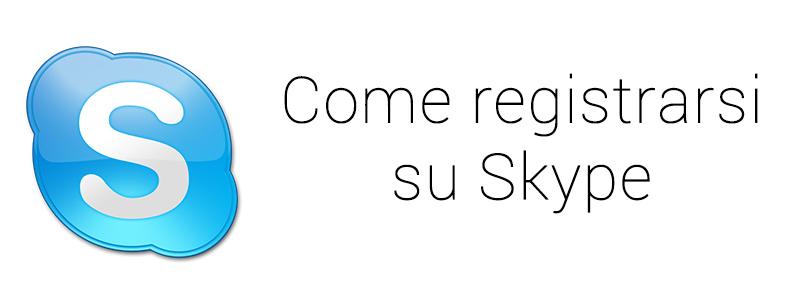 Skype registrazione
