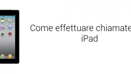 chiamate ipad