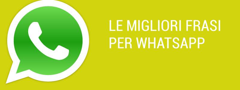 Frasi per Whatsapp