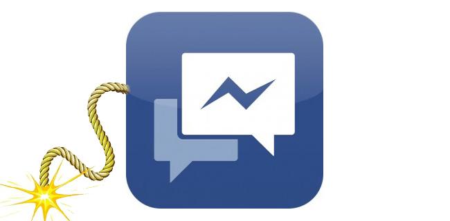 Facebook Messaggi autodistruzione Snapchat