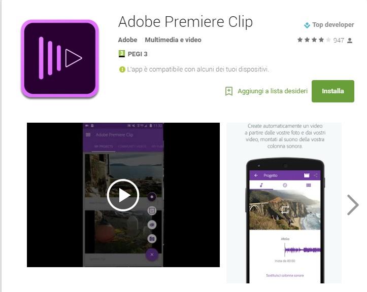 Adobe Premiere Clip