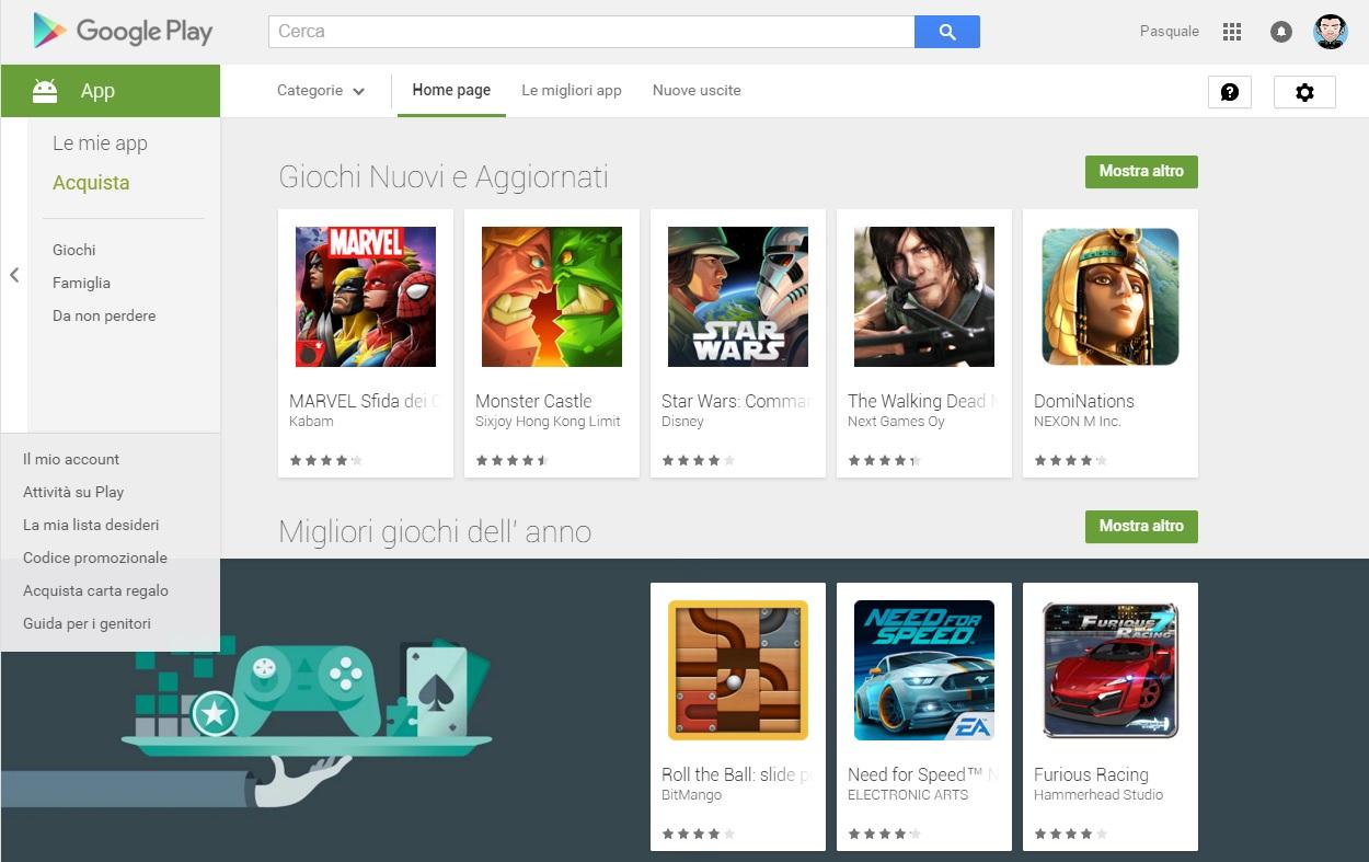 Google Play Store streaming