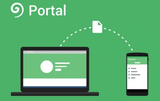 Portal Pushbullet app