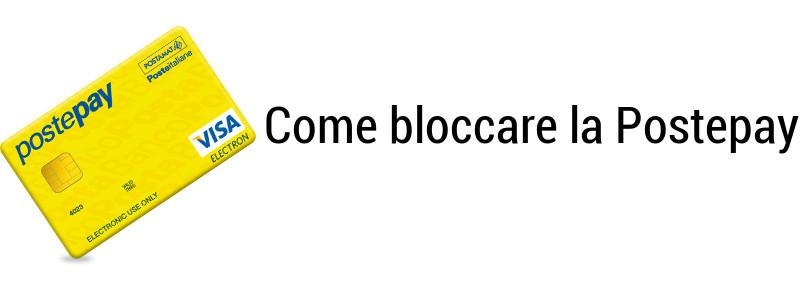 Bloccare Postepay