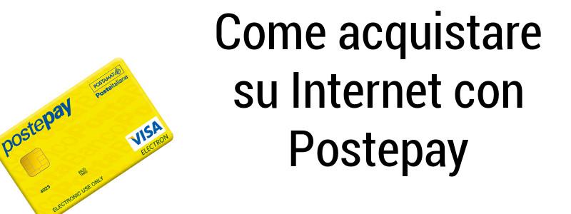 Come acquistare su Internet con Postepay