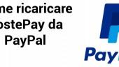 Ricaricare PostePay da PayPal