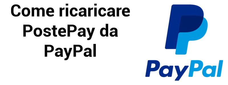 Ricaricare PostePay da PayPal