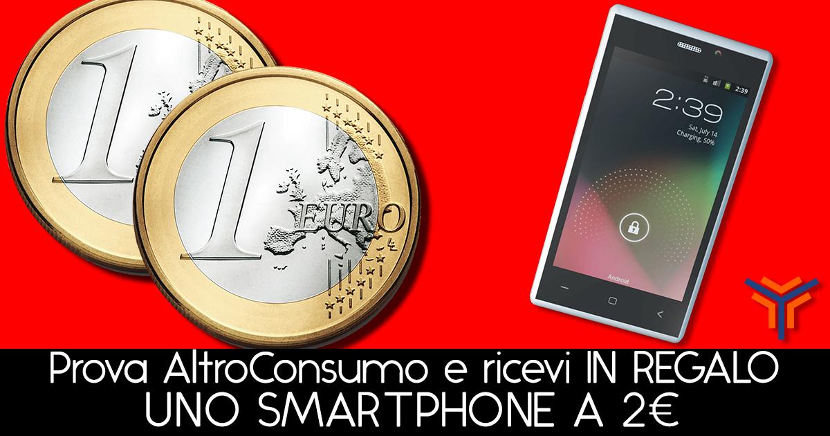 Smartphone Altroconsumo 2 euro