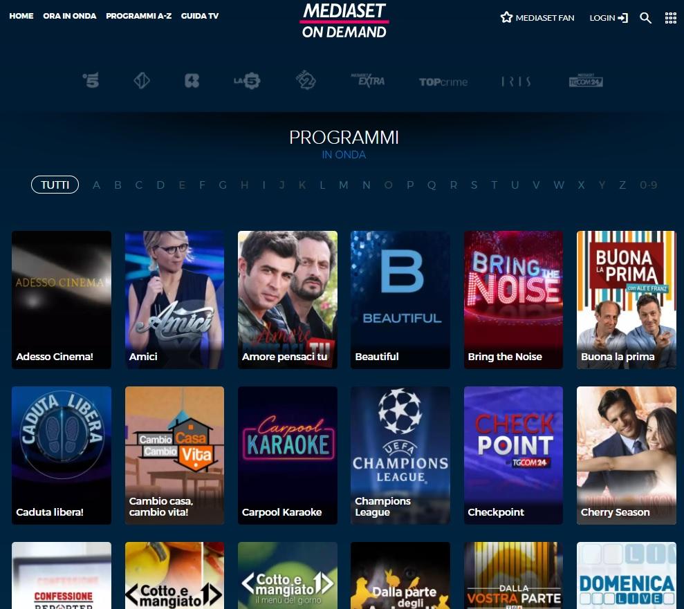 Mediaset on Demand