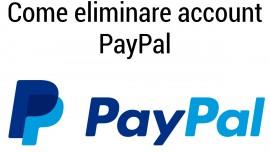 Eliminare account PayPal