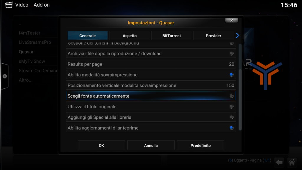 Quasar scelta torrent 1