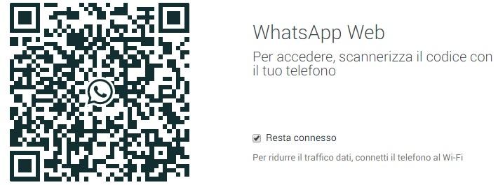 Codice QR Whatsapp