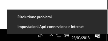 Apri connessione e Internet