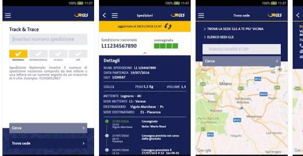 GLS Tracking app ufficiale