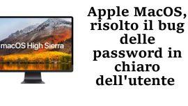 MacOS bug password