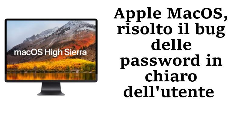 MacOS bug password