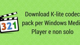 Come scaricare K-lite codec pack