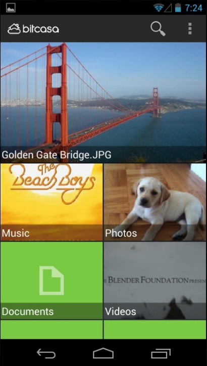 Bitcasa Android