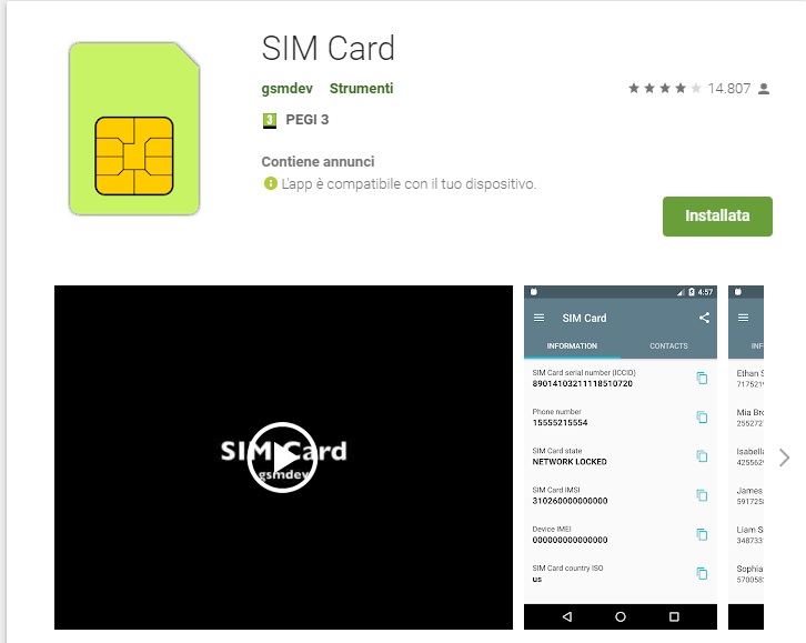 SIM Card Android