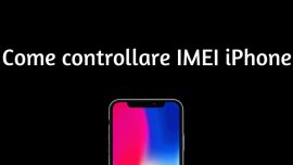 controllo imei iphone