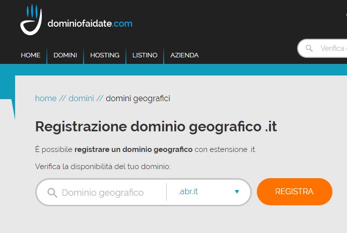 dominiofaidate dominio geografico