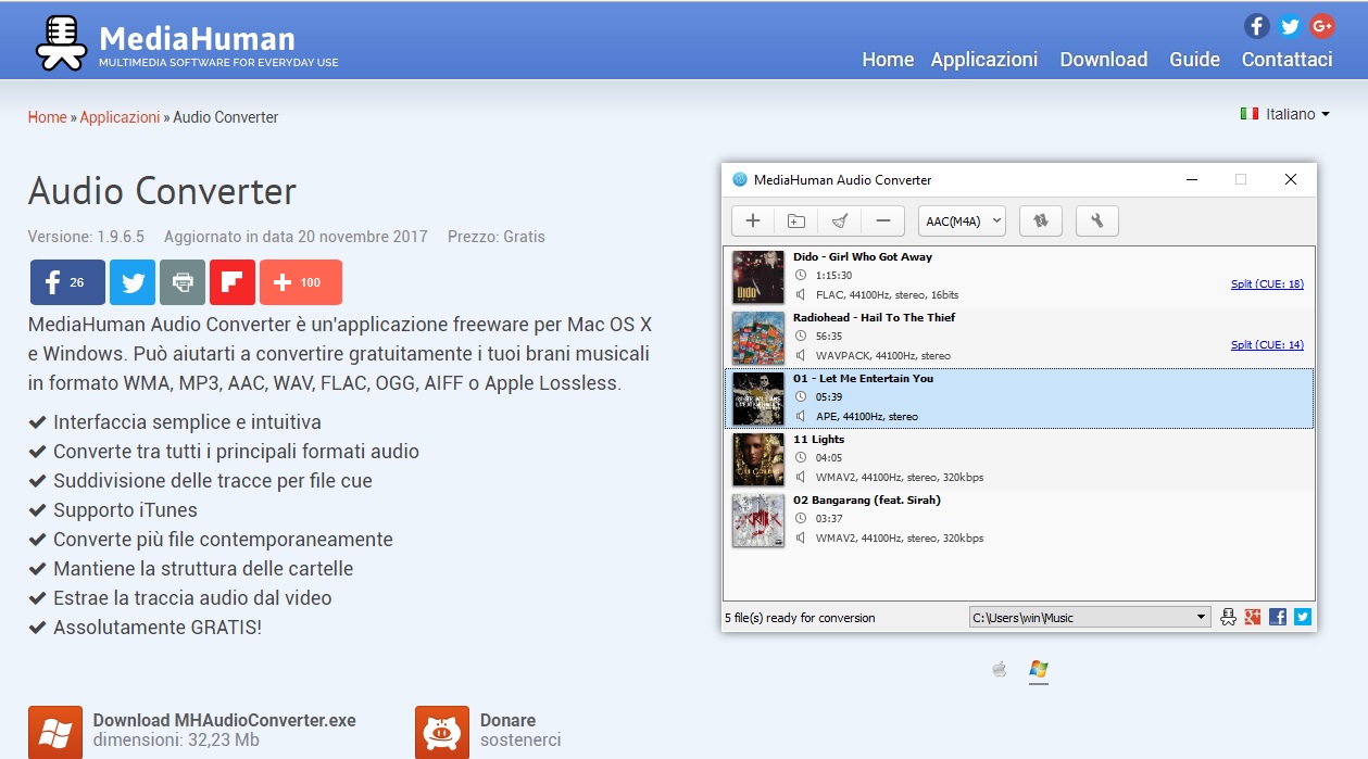 Mediahuman Audio Converter